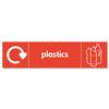 Stewart Superior Recycling Bin Sticker Plastics 900x50mm Self - BS004