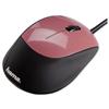Hama M364 Mouse Three-Button Scrolling USB Optical 800dpi Small Black and Pink  Ref 52386