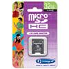 Integral Micro SDHC Media Memory Card with SD Adaptor Capacity 32GB Ref INMSDH32G4V2