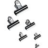 5 Star Grip Clips Metal Width 30mm Black [Pack 100]