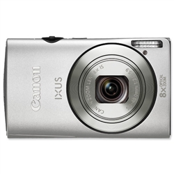 Canon IXUS 230 HS Digital Camera Silver DIGIC4 SDHC SDXC 3in LCD 8x Optical Zoom 12.1MP Ref IXUS2 - Item image