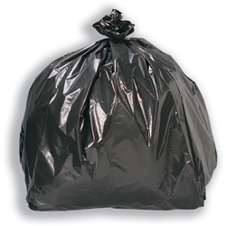 5 Star Economy Bin Bags For Waste Bin 100 Gauge 457x737x864mm Black Ref XVF [Pack 200]