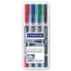 Staedtler Duo Permanent Marker Bullet Tip Fine 0.6mm and - 348WP4
