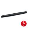 Fellowes Crystal Keyboard Wrist Rest Gel Black - 9112201-XX