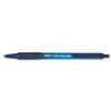 BiC Soft Feel Clic Grip Ball Pen 0.3mm Line Blue [Pack 12] - 837398