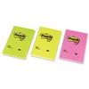 Post-it Large Format Notes - Neon Rainbow - 102x152mm - 660N