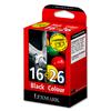 Lexmark No. 16 and No. 26 Inkjet Cartridge Page [Pack 2] - 0080D2126