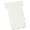 Nobo T-Cards Tab Top 15mm W60x Bottom W48.5x Full H85mm Size 2 White R