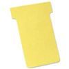 Nobo T-Cards 160gsm Tab Top 15mm W60x Bottom W48.5x Full H85mm Size 2 Yellow Ref 32938904 [Pack 100]