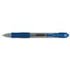 Pilot G2 Gel Rollerball Pen Rubber Grip Retractable 0.7mm Tip 0.4mm Line Blue Ref BLG20703 [Pack 12]