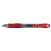 Pilot G2 Gel Rollerball Pen Rubber Grip Retractable 0.7mm Tip 0.4mm Line Red Ref BLG20702 [Pack 12]