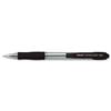 Pilot Super Grip Ball Pen Retractable 1.0mm Tip 0.4mm Line Black Ref BPGP10RM01 [Pack 12]