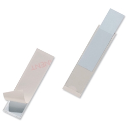 Durable Pocketfix® Self Adhesive Top Opening 20x75mm Ref 8072 [Pack 10]