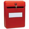 Post or Suggestion Box Wall Mountable with Fixings Red