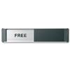 Free or Engaged Door Plate Sliding Panel