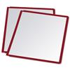 Durable Sherpa Display Panel Clear with Coloured Flexible Frame A4 Red Ref 5606/03 [Pack 10]
