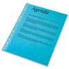 Esselte Coloured Pocket Polypropylene Multipunched [Pack 10] - 47205