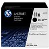 Hewlett Packard (HP) Laser Toner Cartridge 12000 Page Yield Black Ref Q6511XD [Dual Pack]