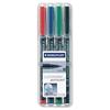 Staedtler Lumocolour Permanent Marker Pen 0.8mm Line [Pack 4] - 317WP4