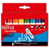Berol Flipchart Markers Water-based Dry-safe Wedge Nib Assorted Ref S0