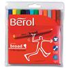 Berol Colour Broad Pen 1.7mm Line Assorted [Pack 12] - S0375990