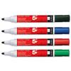 5 Star Drywipe Marker Xylene/Toluene-Free Bullet Tip 3mm [Pack 12]