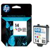 Hewlett Packard (HP) No. 14 Inkjet Cartridge 23ml Tri-colour Ref C5010DE