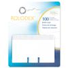Rolodex Refill Cards Plain 57x102mm White [Pack 100] - 67570