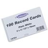 Record Card Smooth Blank 127x76mm White [Pack 100]
