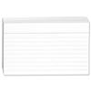 5 Star Record Cards Ruled Both Sides 5x3in 127x76mm White [Pack 100]