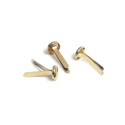 Whitecroft Paper Fasteners Brassed Steel 19mm Ref 36631 [Pack 200]