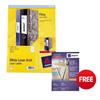 Avery Filing Labels Laser Lever Arch - L7171-25