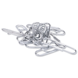 5 Star Paperclips Metal Large 33mm Lipped [Pack 1000]