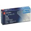 Rexel No. 25 Staples 4mm Box of 1500 [Pack 20] - 05020
