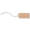 Strung Paper Tags 70x35mm Buff [Pack 1000]