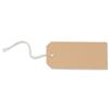 Strung Paper Tags 120x60mm Buff [Pack 1000]