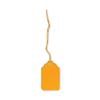 Ticket Labels Strung Durable 48x30mm Yellow [Pack 125]