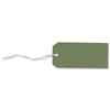 Tag Labels Strung Bulk Boxes Dark Green [Pack 1000]