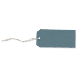 Merit Strung Paper Tags Bulk Boxes Dark Blue [Pack 1000]