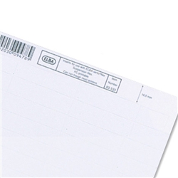 Elba Verticfile Card Inserts for Tabs of Vertical Suspension File White Ref 100330219 [Pack 50]