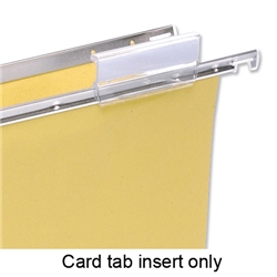 5 Star Card Inserts for Suspension File Tabs White Ref 100331400 [Pack 50]
