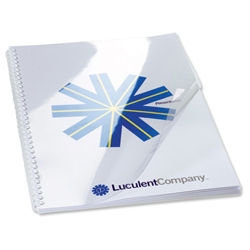 GBC Clear Transparent Report Covers PVC 200 micron A4 Ref CE012080E [Pack 50x2]