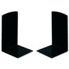 Steelmaster Bookends Heavy-duty Metal Black Ref MMF241009104 [Pack 2]