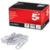 5 Star Paperclips Metal Large 33mm Plain [Pack 100] [Pack 100]