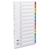 Concord Commercial Dividers Europunched 1-12 Coloured Tabs A4 - 69001