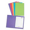 Concord Bright Square Cut Folder Recycled Pre-punched 290gsm Foolscap Assorted Ref 5499/554 [Pack 50]