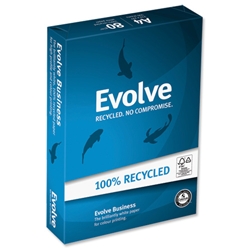 Evolve Business Paper Premium Recycled Ream-Wrapped 80gsm A4 White Ref 85093 [500 Sheets]