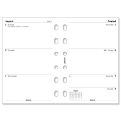 Filofax 2012-13 Mid-year Diary Refill Insert Pocket W81xH120mm Ref 6825212