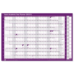 Sasco 2012-13 Academic Year Planner Mounted with Accessories Kit W915xH610mm Ref 2400570