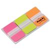 Post-it Index Strong 25mm Assorted Pink Green and Orange - 686-PGO